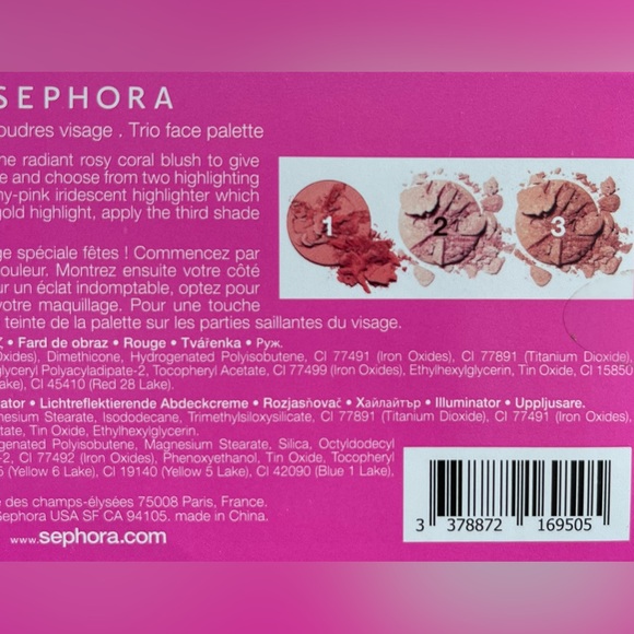 BNIB - Sephora Collection trio face palette, Untamed - Picture 4 of 5